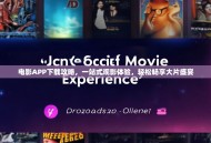 电影APP下载攻略，一站式观影体验，轻松畅享大片盛宴