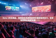 Dota 2风云再起，韩国战队在最新赛事中展现强势实力，全球电竞舞台再掀波澜！