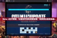 Dota 2官方更新，比赛惩罚清零周期调整，玩家热议新规影响
