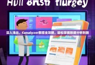 深入浅出，Canalyzer教程全攻略，轻松掌握数据分析利器
