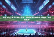 模拟人生大赛中心盛大开幕，虚拟世界中的现实竞技场，等你来挑战！