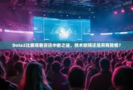 Dota2比赛观看资讯中断之谜，技术故障还是另有隐情？