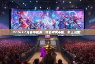 Dota 2 6月赛事盘点，精彩对决不断，新王诞生！