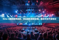 Dota 2最新赛事动态，顶尖战队激战正酣，精彩对决不容错过！