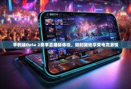 手机端Dota 2赛事直播新体验，随时随地享受电竞激情