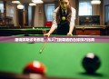 潘晓婷斯诺克教程，从入门到精通的台球技巧指南