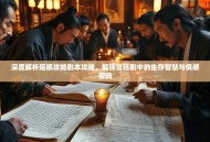 深度解析延禧攻略剧本攻略，解锁宫廷剧中的生存智慧与情感密码