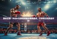 激战正酣！Boxer比赛视频精彩瞬间盘点，不容错过的热血对决！