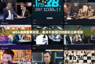 WCA最新赛事资讯，盘点不容错过的精彩比赛项目