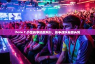 Dota 2 小型赛事热度飙升，新手战队崭露头角
