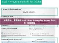 从零开始，全面解析SUSE Linux Enterprise Server（SLES）安装教程