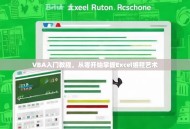VBA入门教程，从零开始掌握Excel编程艺术