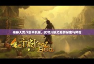 揭秘天龙八部单机版，武功升级之路的探索与体验