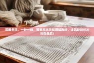 温暖冬日，一针一线，简单毛衣花样图解教程，让你轻松织出时尚单品！