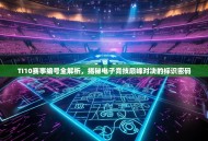TI10赛事编号全解析，揭秘电子竞技巅峰对决的标识密码