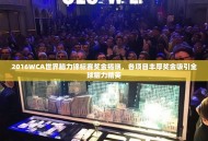2016WCA世界脑力锦标赛奖金揭晓，各项目丰厚奖金吸引全球脑力精英