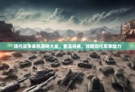现代战争单机游戏大全，重温经典，领略现代军事魅力