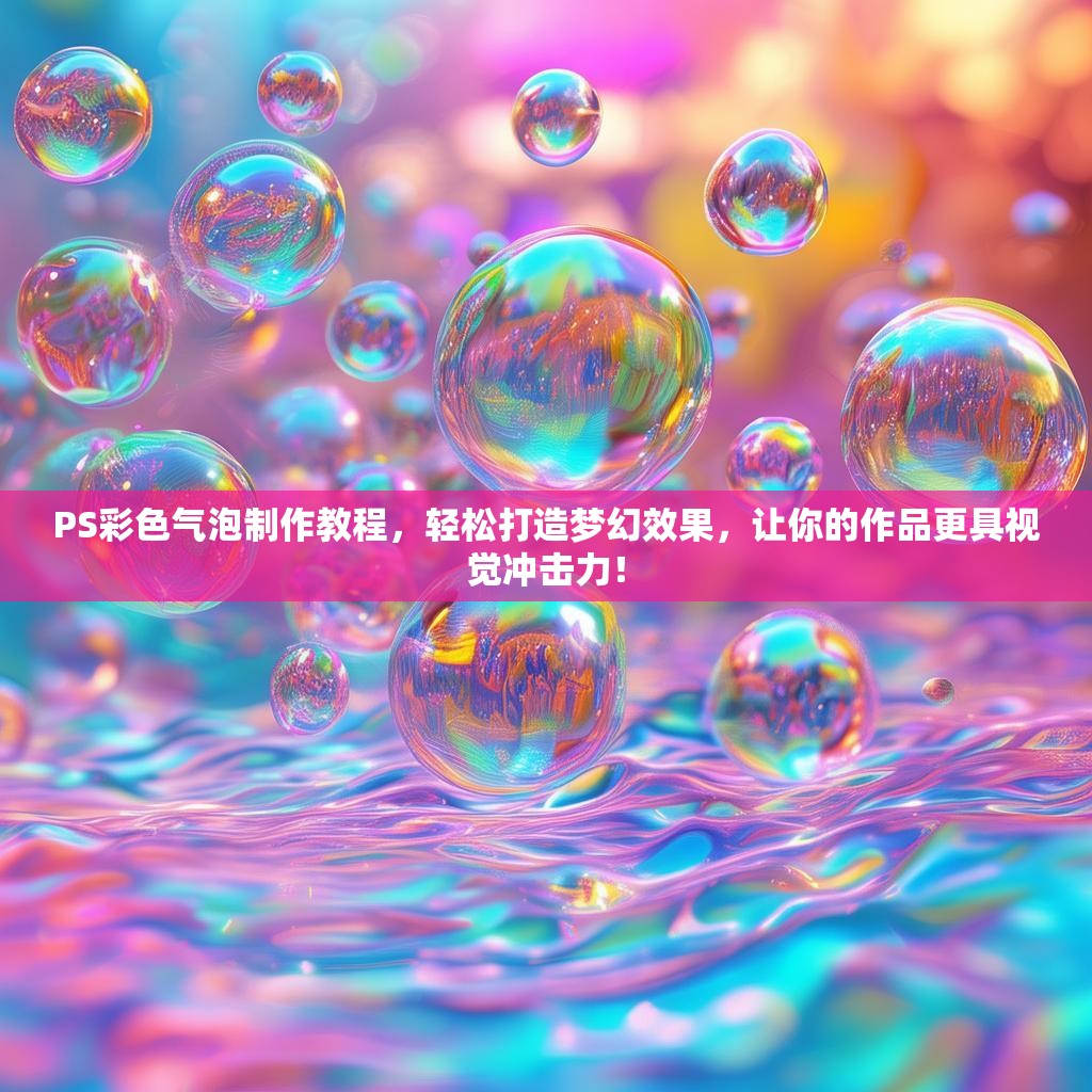 PS彩色气泡制作教程，轻松打造梦幻效果，让你的作品更具视觉冲击力！