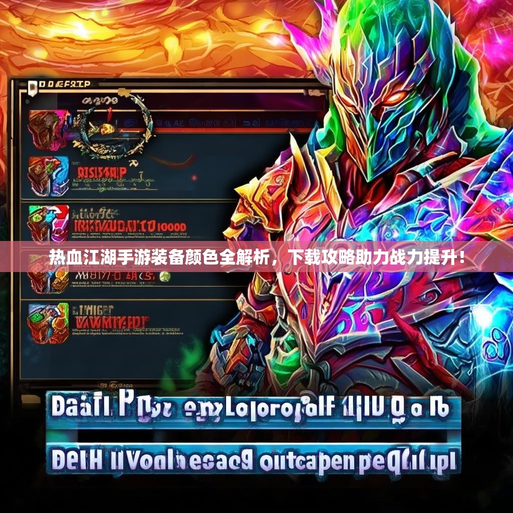热血江湖手游装备颜色全解析，下载攻略助力战力提升！