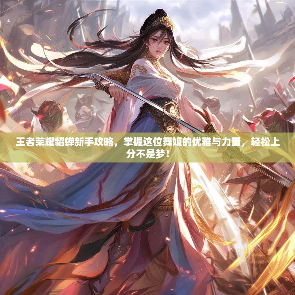 王者荣耀貂蝉新手攻略,掌握这位舞姬的优雅与力量,轻松上分不是梦! 王者荣耀貂蝉新手攻略,掌握这位舞姬的优雅与力量,轻松上分不是梦!