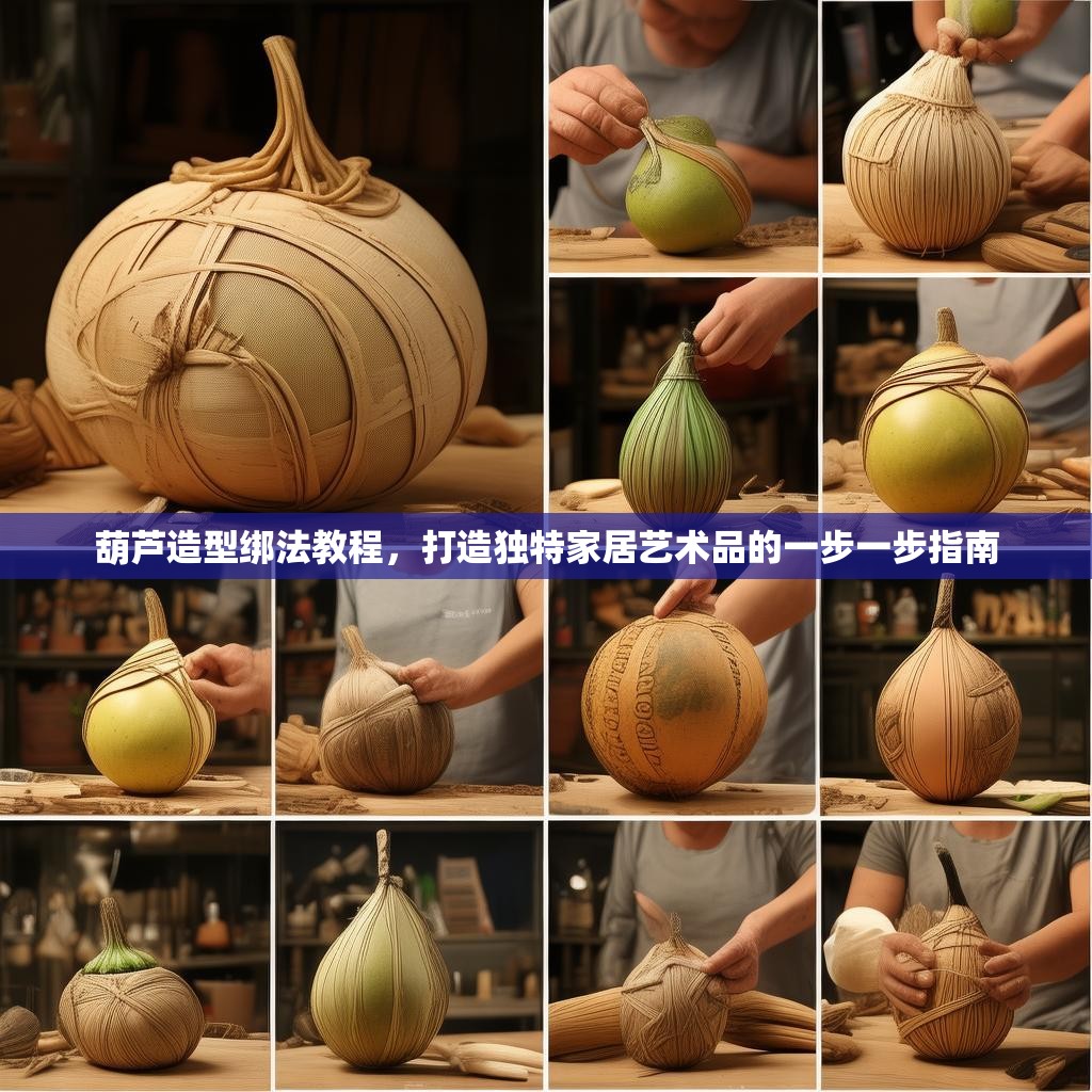 葫芦造型绑法教程,打造独特家居艺术品的一步一步指南 葫芦造型绑法教程,打造独特家居艺术品的一步一步指南
