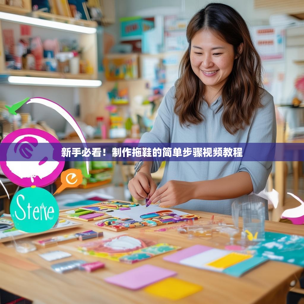 新手必看！制作拖鞋的简单步骤视频教程