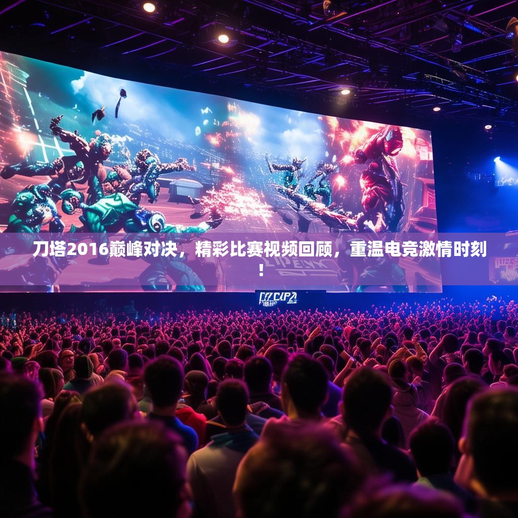 刀塔2016巅峰对决，精彩比赛视频回顾，重温电竞激情时刻！