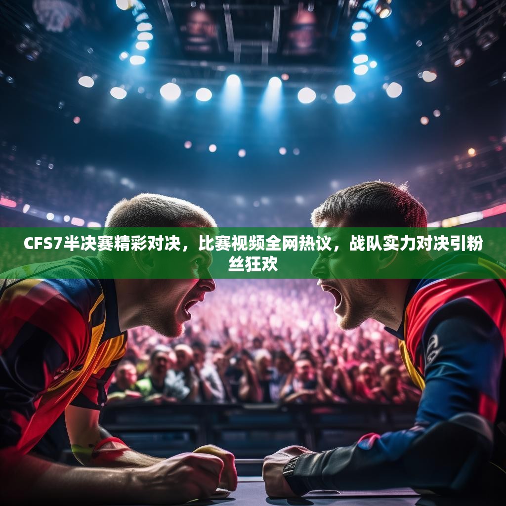 CFS7半决赛精彩对决,比赛视频全网热议,战队实力对决引粉丝狂欢 CFS7半决赛精彩对决,比赛视频全网热议,战队实力对决引粉丝狂欢