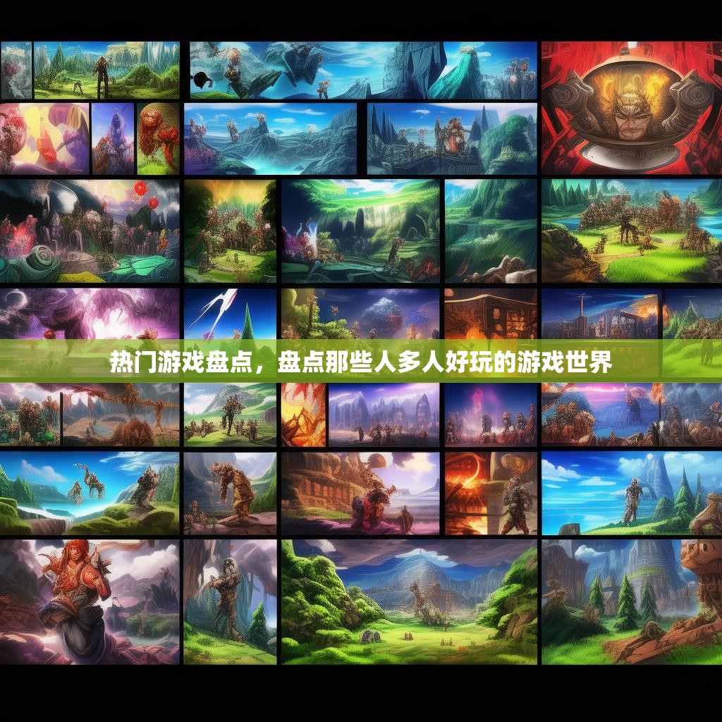 热门游戏盘点，盘点那些人多人好玩的游戏世界