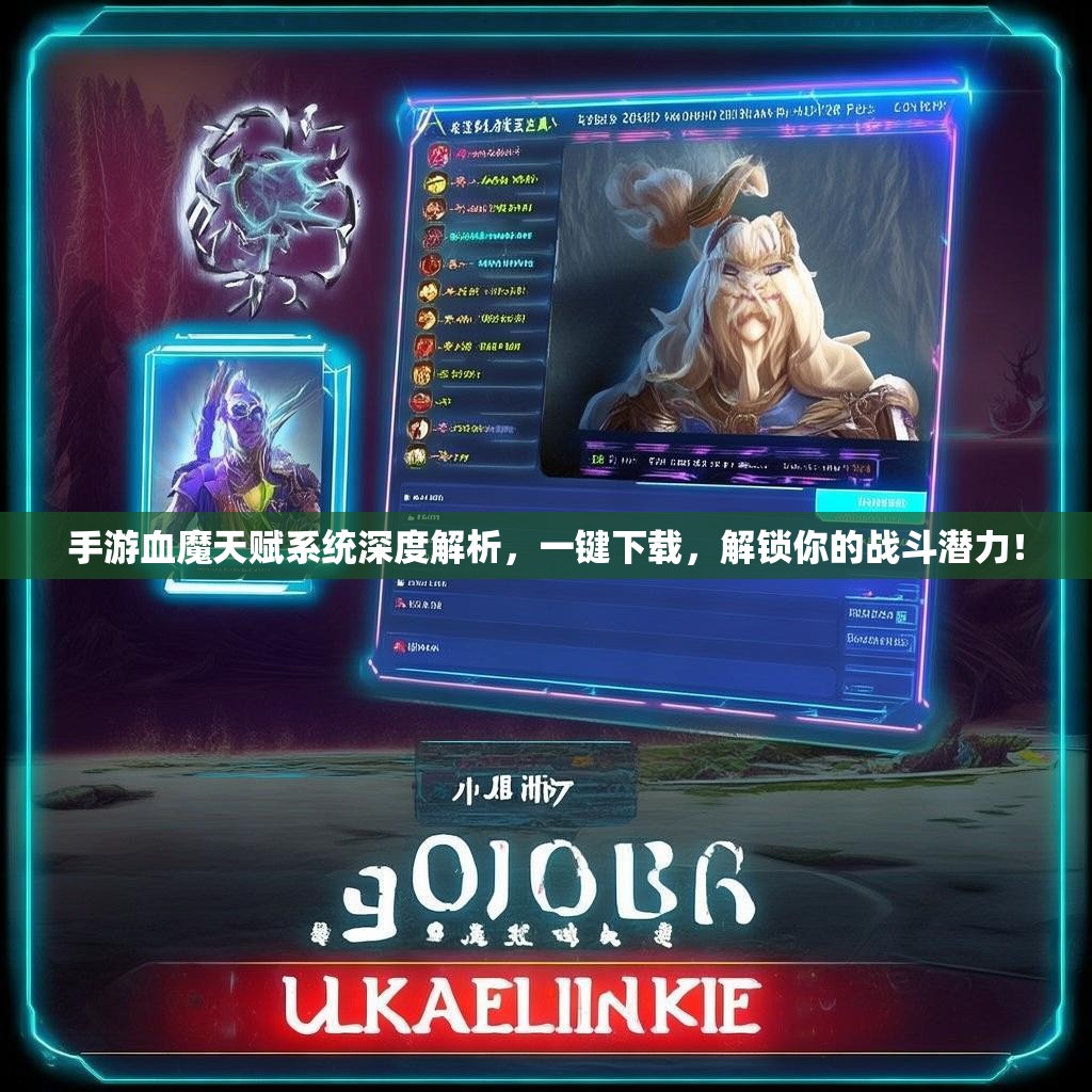 手游血魔天赋系统深度解析,一键下载,解锁你的战斗潜力! 手游血魔天赋系统深度解析,一键下载,解锁你的战斗潜力!