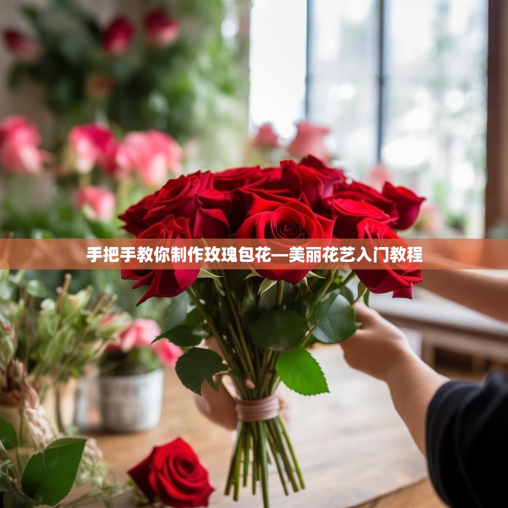 手把手教你制作玫瑰包花—美丽花艺入门教程