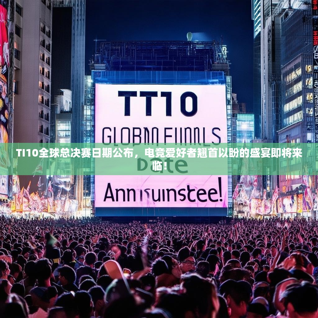 TI10全球总决赛日期公布,电竞爱好者翘首以盼的盛宴即将来临! TI10全球总决赛日期公布,电竞爱好者翘首以盼的盛宴即将来临!