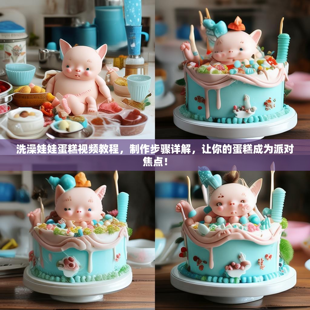 洗澡娃娃蛋糕视频教程,制作步骤详解,让你的蛋糕成为派对焦点! 洗澡娃娃蛋糕视频教程,制作步骤详解,让你的蛋糕成为派对焦点!