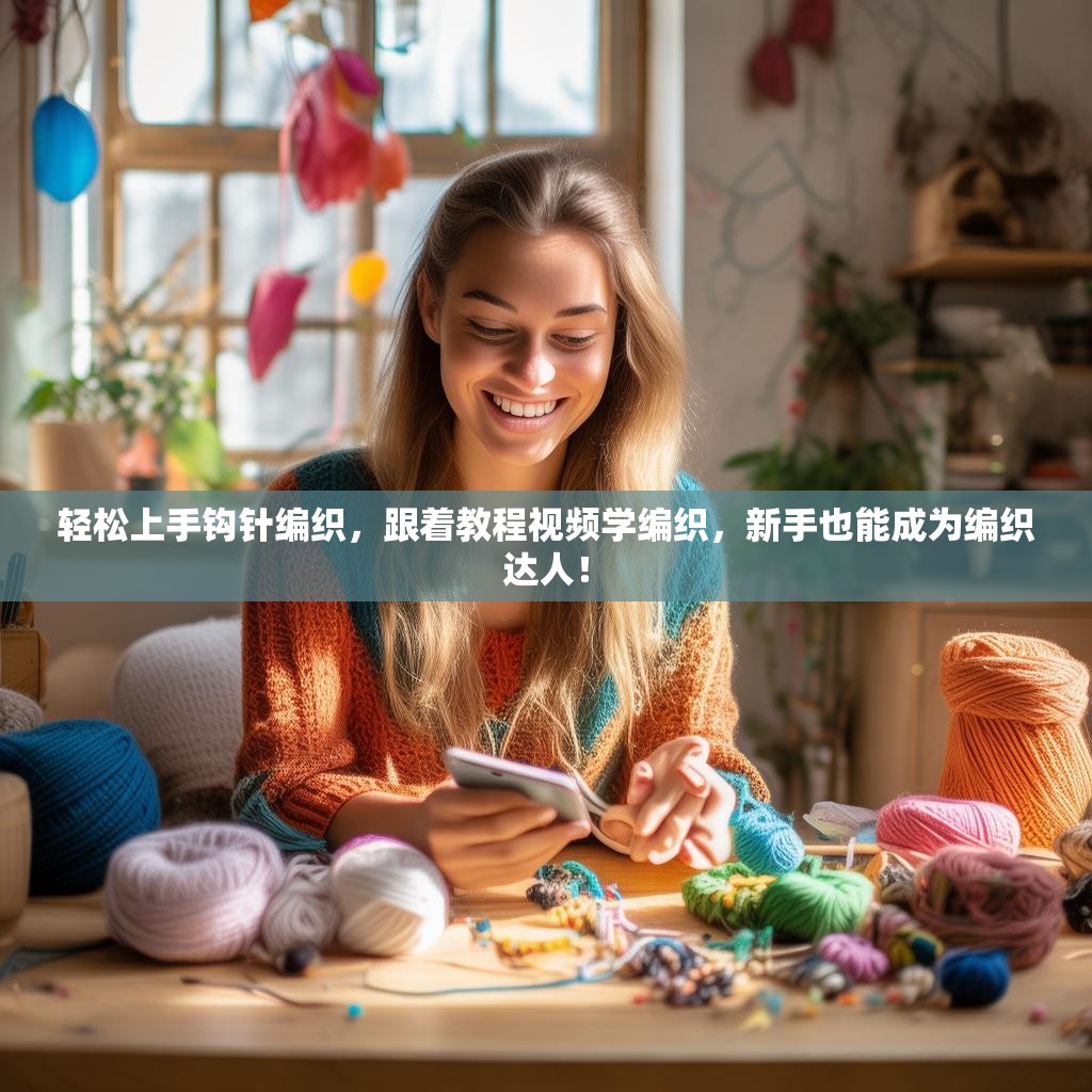 轻松上手钩针编织，跟着教程视频学编织，新手也能成为编织达人！