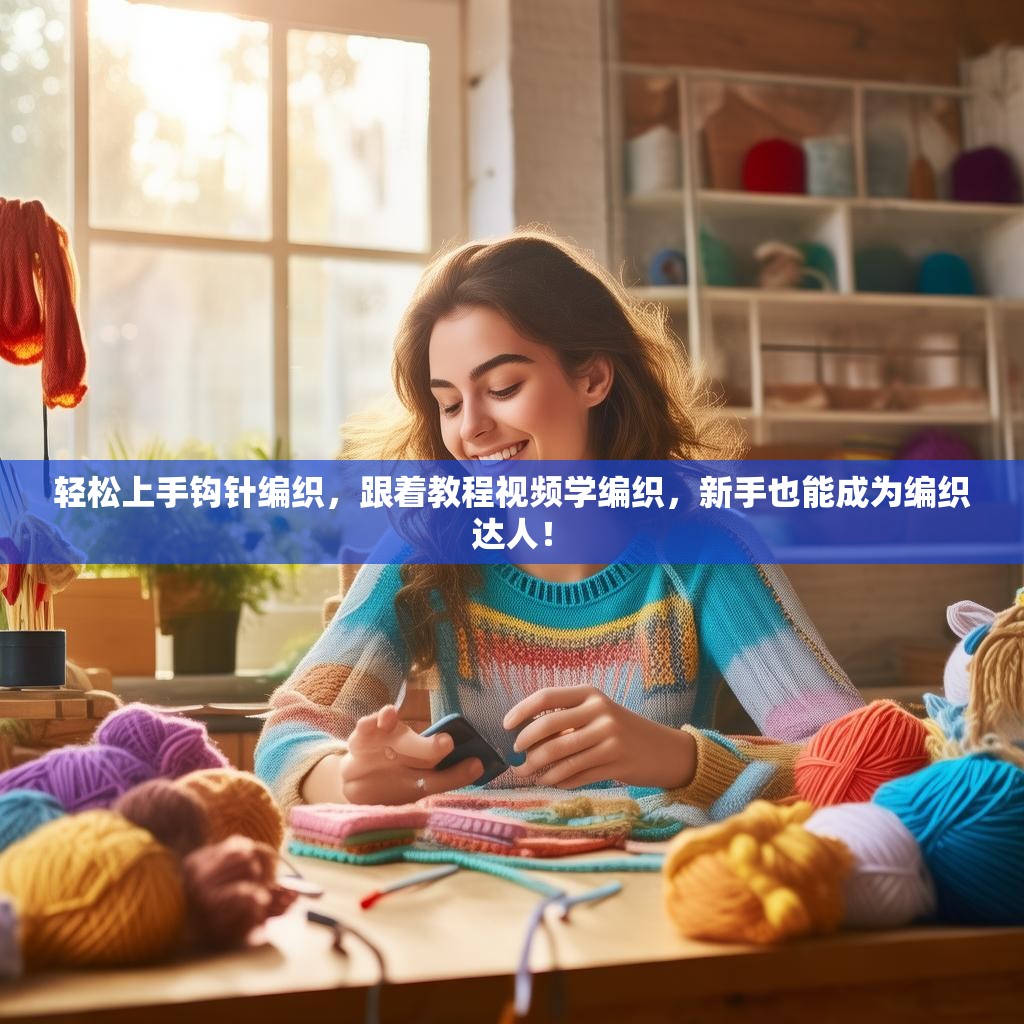 轻松上手钩针编织，跟着教程视频学编织，新手也能成为编织达人！