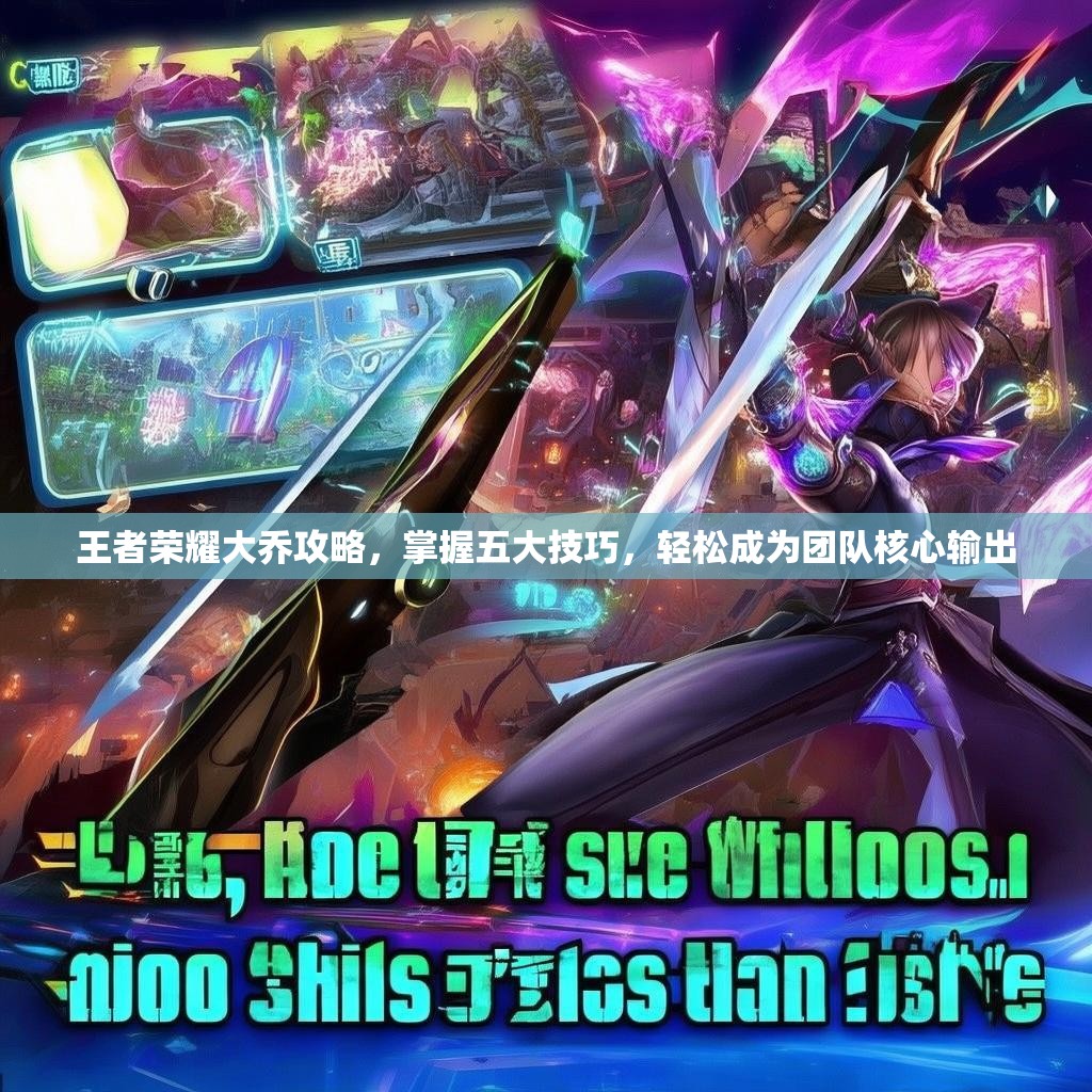 王者荣耀大乔攻略,掌握五大技巧,轻松成为团队核心输出 王者荣耀大乔攻略,掌握五大技巧,轻松成为团队核心输出