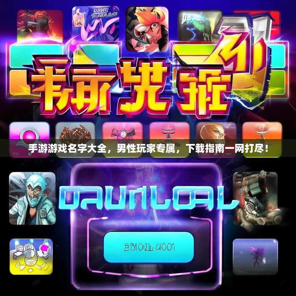 手游游戏名字大全,男性玩家专属,下载指南一网打尽! 手游游戏名字大全,男性玩家专属,下载指南一网打尽!