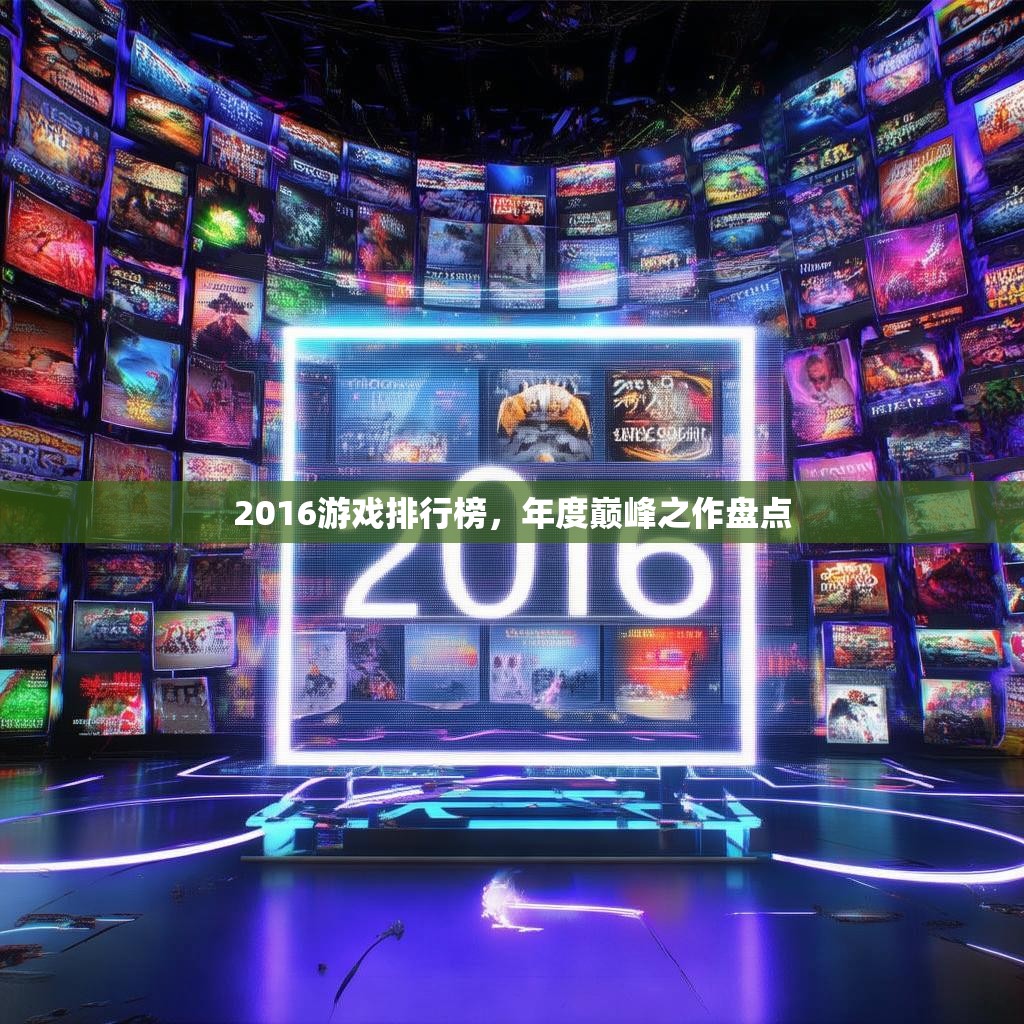 2016游戏排行榜，年度巅峰之作盘点