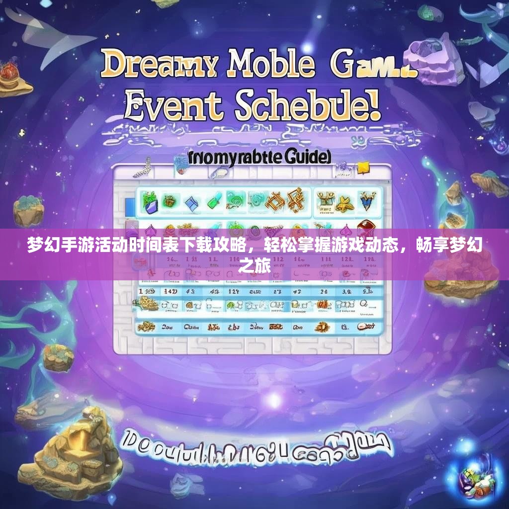 梦幻手游活动时间表下载攻略，轻松掌握游戏动态，畅享梦幻之旅