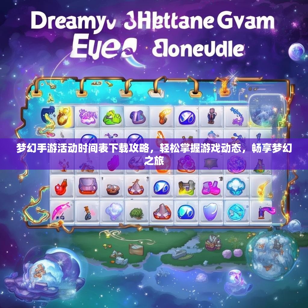 梦幻手游活动时间表下载攻略，轻松掌握游戏动态，畅享梦幻之旅