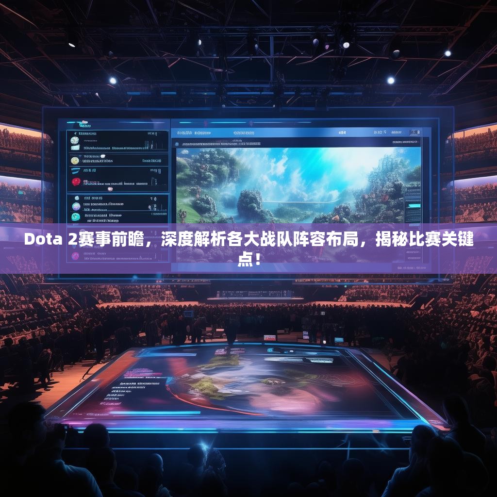 Dota 2赛事前瞻,深度解析各大战队阵容布局,揭秘比赛关键点! Dota 2赛事前瞻,深度解析各大战队阵容布局,揭秘比赛关键点!