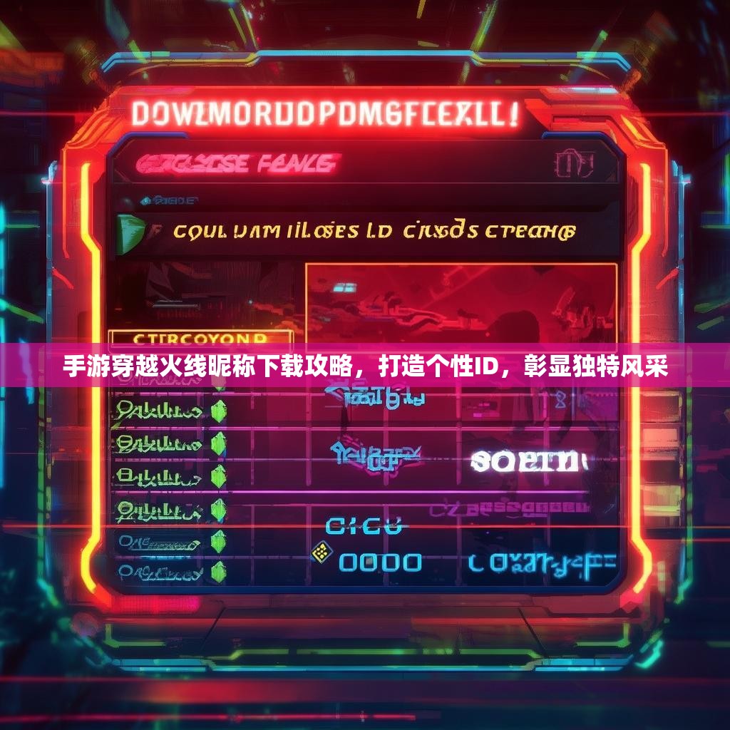 手游穿越火线昵称下载攻略,打造个性ID,彰显独特风采 手游穿越火线昵称下载攻略,打造个性ID,彰显独特风采