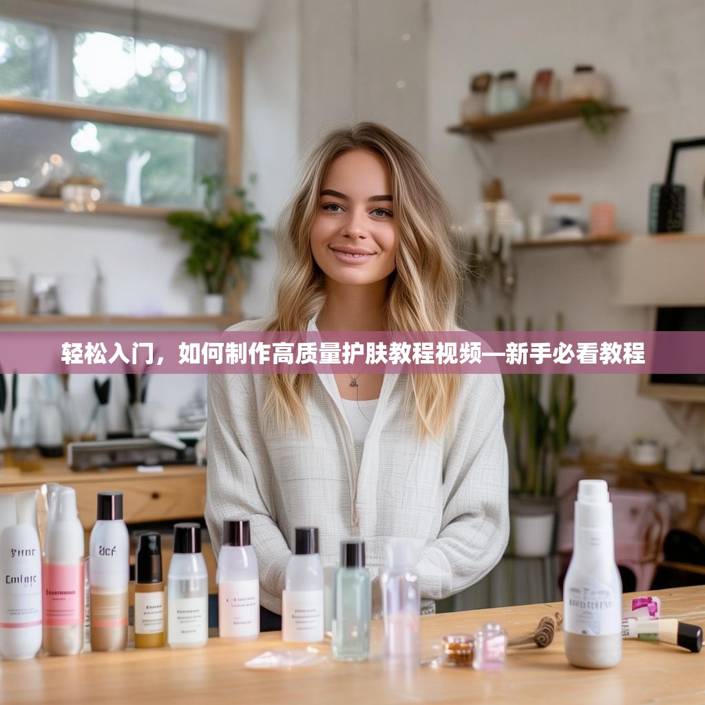 轻松入门，如何制作高质量护肤教程视频—新手必看教程