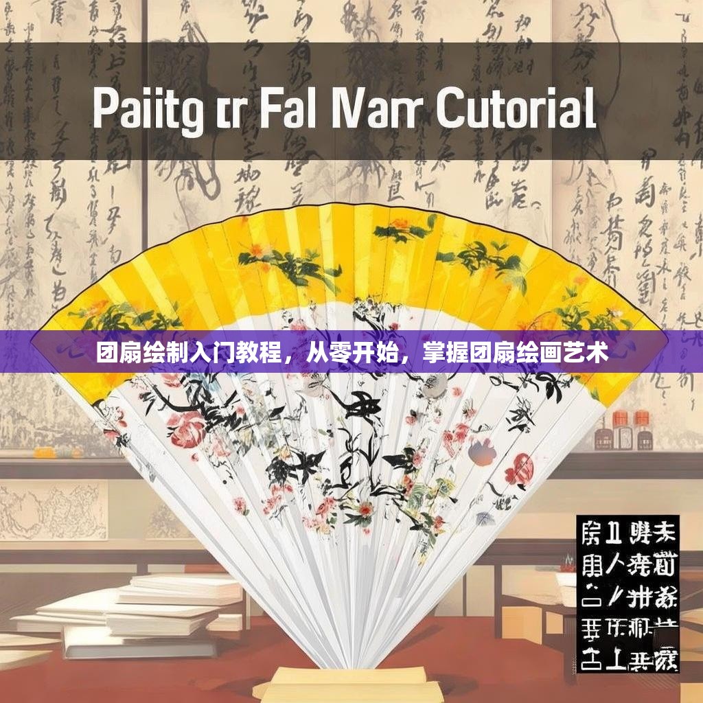 团扇绘制入门教程，从零开始，掌握团扇绘画艺术