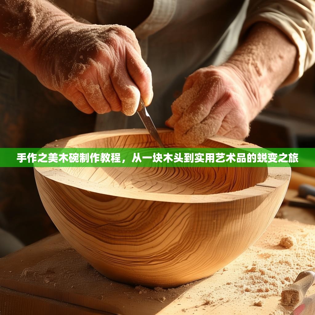 手作之美木碗制作教程,从一块木头到实用艺术品的蜕变之旅 手作之美木碗制作教程,从一块木头到实用艺术品的蜕变之旅