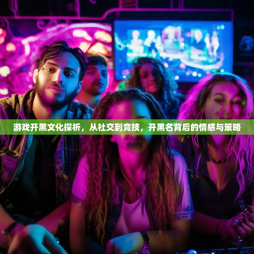 游戏开黑文化探析,从社交到竞技,开黑名背后的情感与策略 游戏开黑文化探析,从社交到竞技,开黑名背后的情感与策略