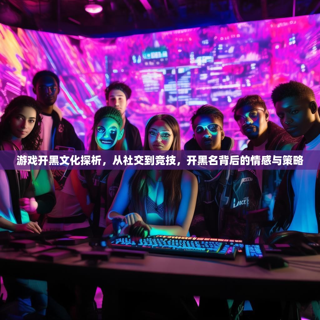 游戏开黑文化探析,从社交到竞技,开黑名背后的情感与策略 游戏开黑文化探析,从社交到竞技,开黑名背后的情感与策略