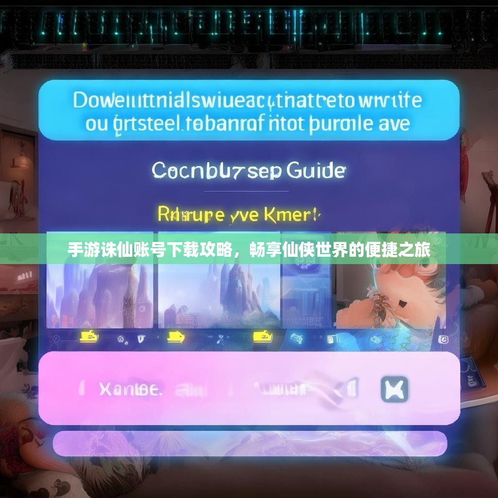 手游诛仙账号下载攻略,畅享仙侠世界的便捷之旅 手游诛仙账号下载攻略,畅享仙侠世界的便捷之旅