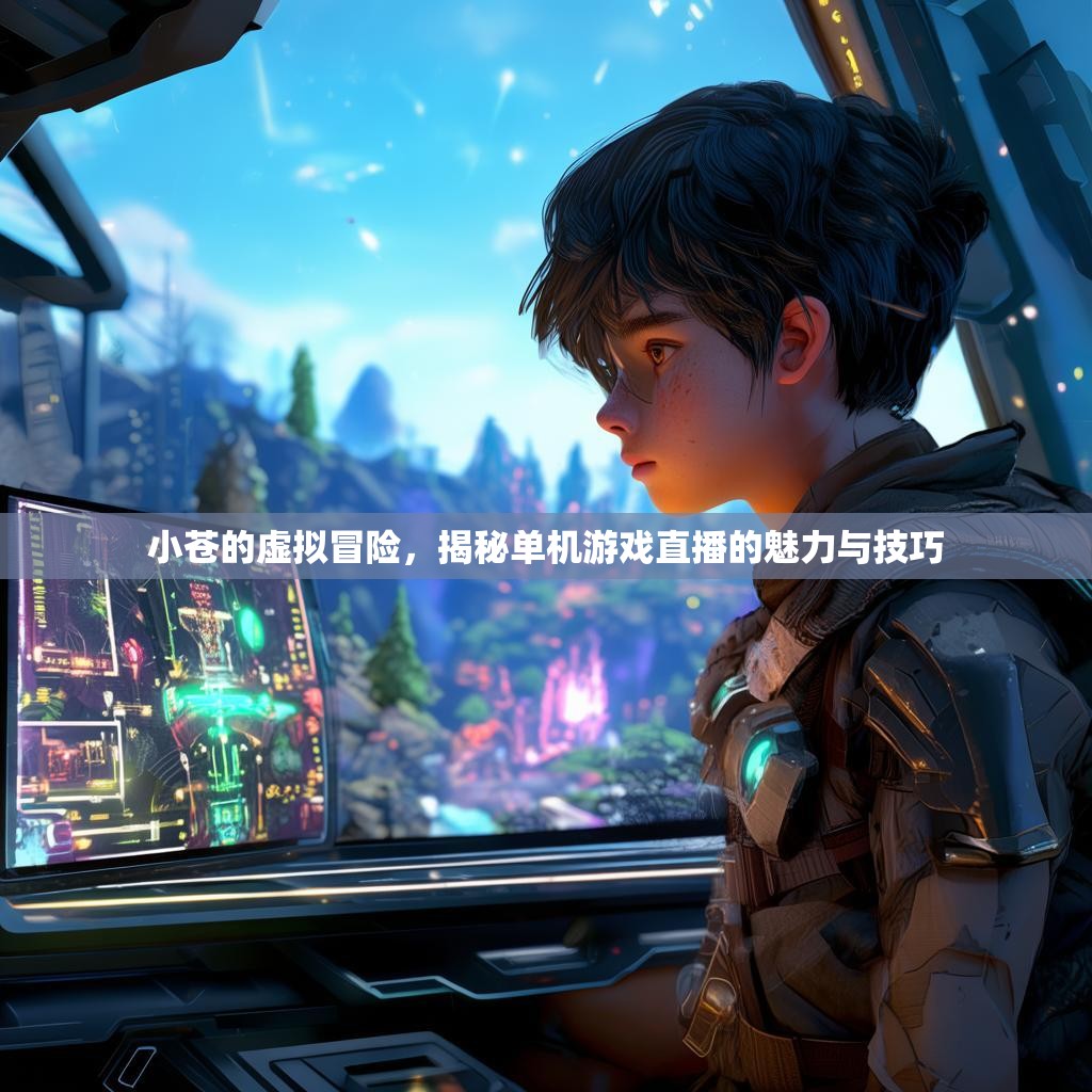 小苍的虚拟冒险，揭秘单机游戏直播的魅力与技巧
