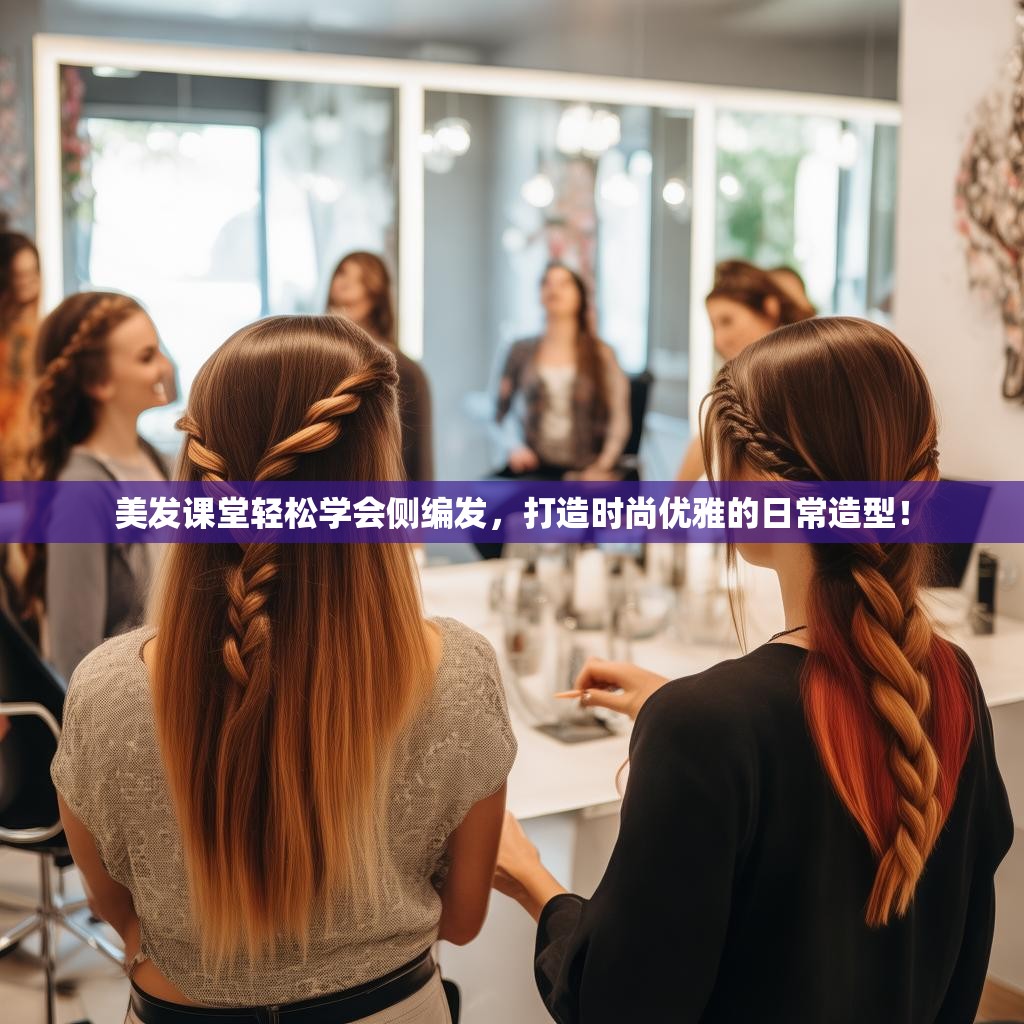 美发课堂轻松学会侧编发，打造时尚优雅的日常造型！